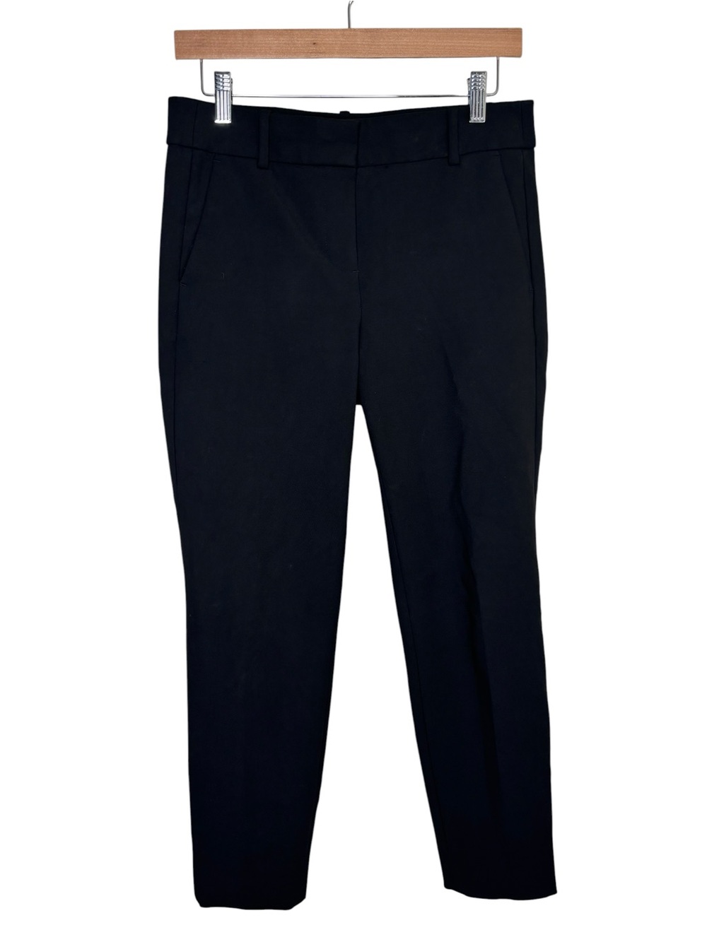 J.Crew dress pants Cameron black mid rise slim ankle size 4